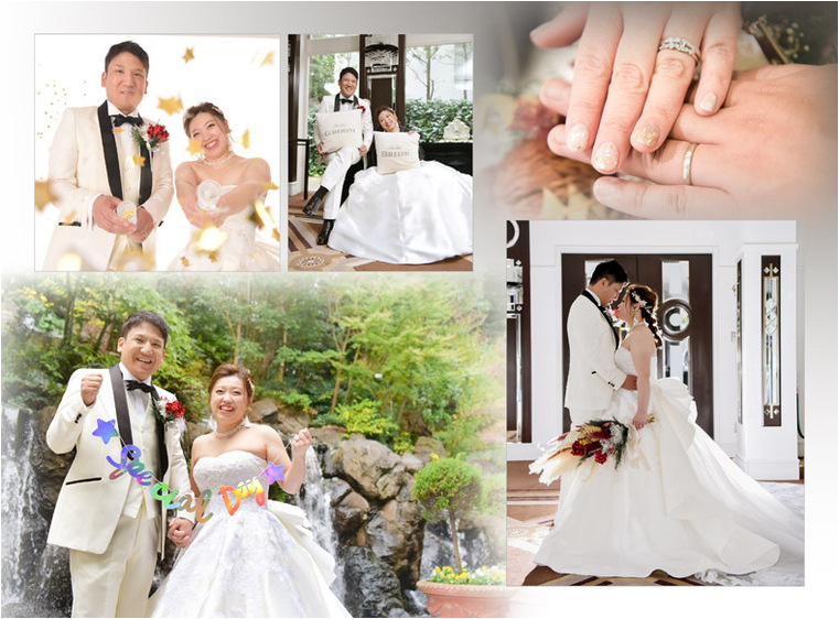 4頁目：結婚式アルバム