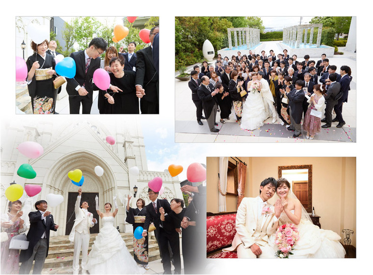 8頁目：結婚式アルバム