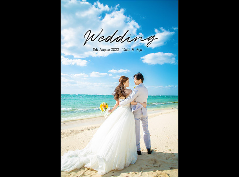 1頁目：結婚式アルバム
