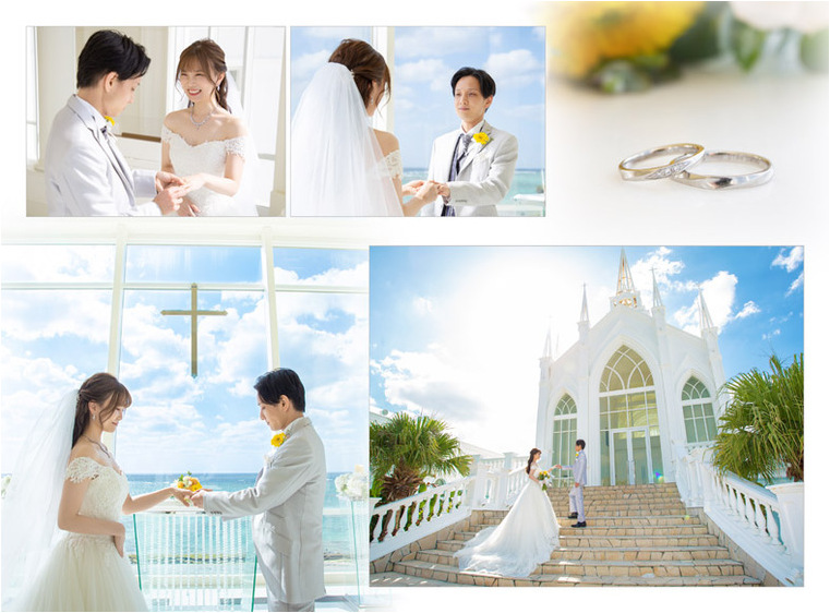 4頁目：結婚式アルバム