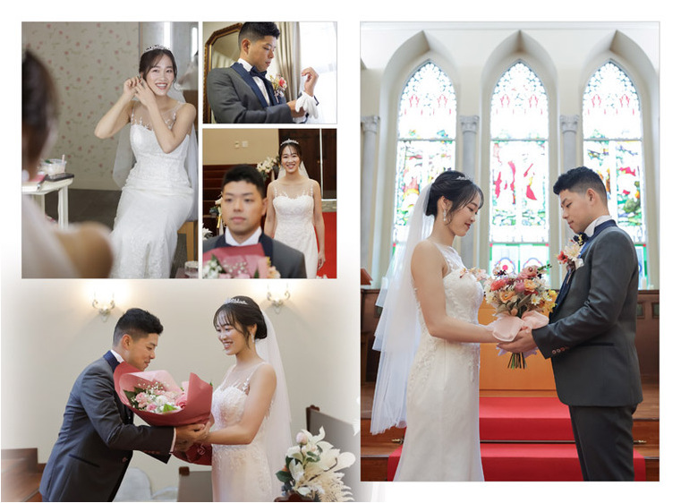 2頁目：結婚式アルバム