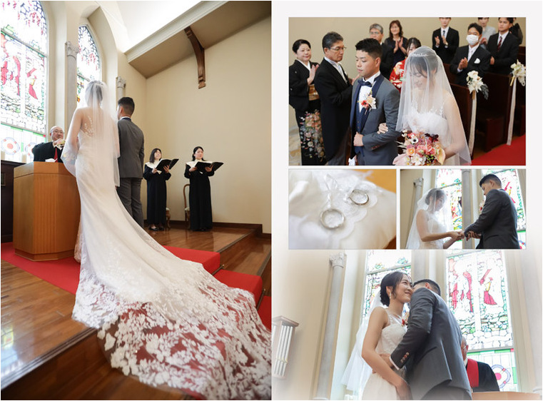 4頁目：結婚式アルバム