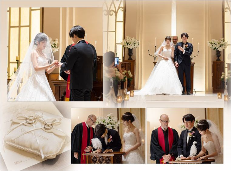 4頁目：結婚式アルバム