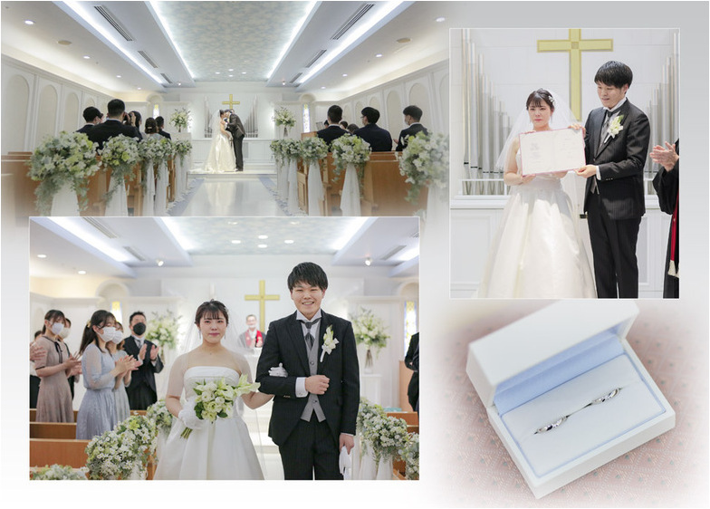 7頁目：結婚式アルバム