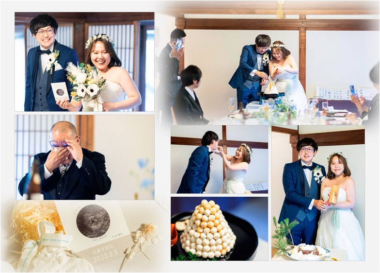 6頁目：結婚式アルバム