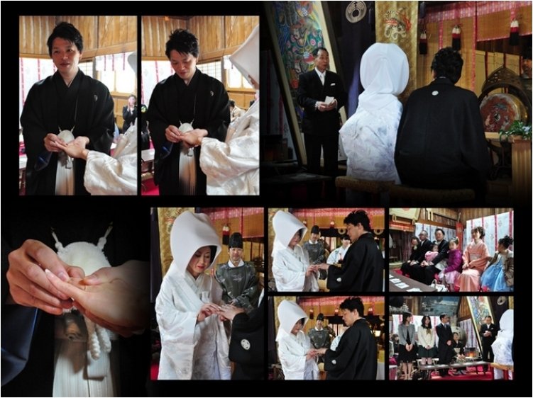 披露宴は福島県のグランシア須賀川で行われました。7頁目：結婚式アルバム