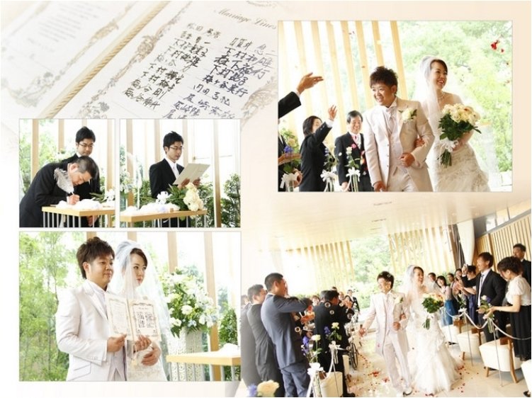 7頁目：結婚式アルバム