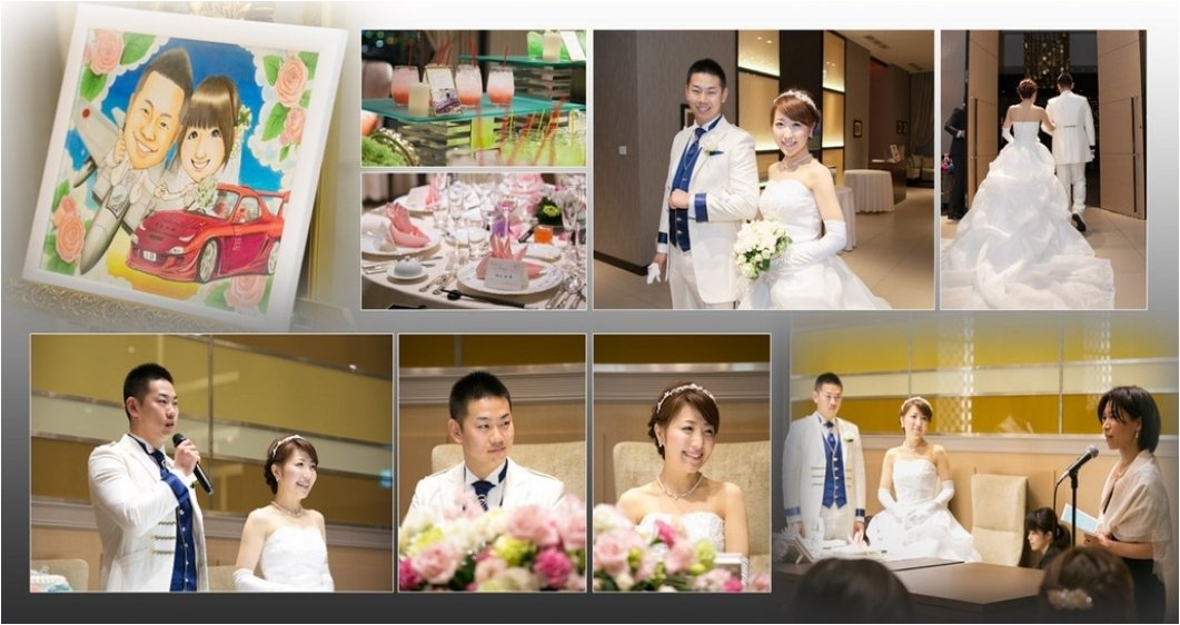 8頁目：結婚式アルバム