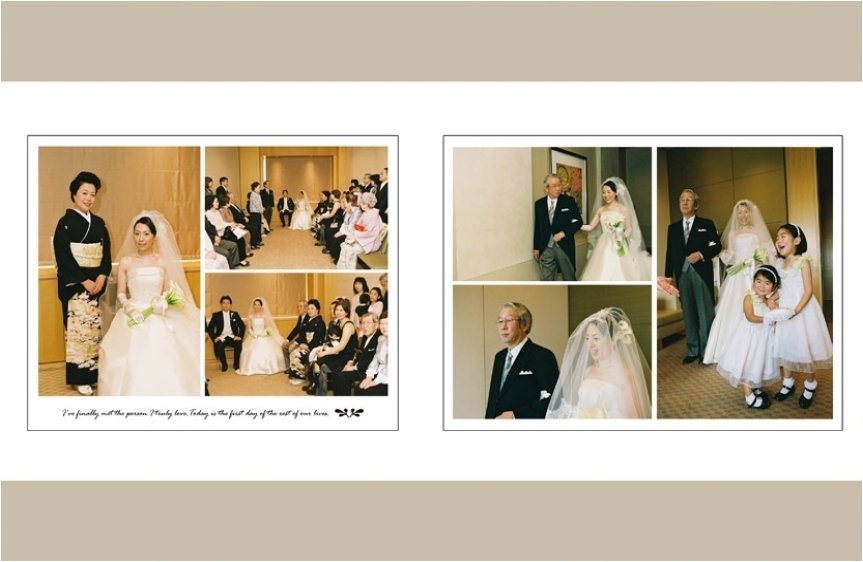 4頁目：結婚式アルバム