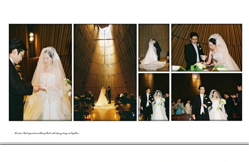 6頁目：結婚式アルバム